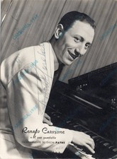 Autografo renato carosone usato  Rosignano Marittimo