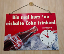 Werbeschild uhr coca gebraucht kaufen  Wutha-Farnroda