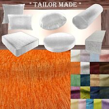 Wn06 Sofá Chenille Laranja Assento Pátio Banco Caixa Almofada Bolster Capa/Corredor comprar usado  Enviando para Brazil