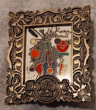 QUADRO DE ARTE HARD ROCK CAFÉ KONA HAVAÍ SÉRIE MUNDIAL 2008 PIN comprar usado  Enviando para Brazil