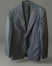 Blazer masculino Canali listra azul marinho feito na Itália 46 R comprar usado  Enviando para Brazil