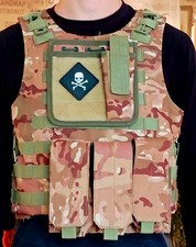 Gilet tactique multicam d'occasion  Biéville-Beuville