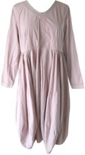 Vestido balão de algodão rosa empoeirado Ewa i Walla com acabamento de renda comprar usado  Enviando para Brazil