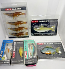 Usado, Isca isca de peixe peixe peixe-sol 6 peças alvo vivo camarão barbatana de rosca shiner comprar usado  Enviando para Brazil