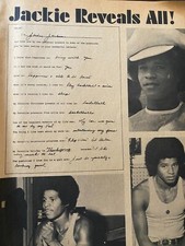 Jackie Jackson, The Jackson Five, Clipping Vintage Página Inteira, aa, usado comprar usado  Enviando para Brazil
