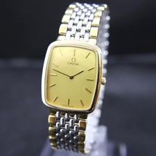 Relógio Omega De Ville Vintage Masculino Quartzo Ouro 26mm Quadrado Fabricado na Suíça comprar usado  Enviando para Brazil