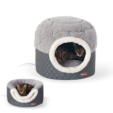 Usado, Cama aquecida para gatos grandes interna, Thermo-Pet Nest 2 em 1 aquecida caverna para animais de estimação... comprar usado  Enviando para Brazil