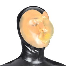 Black latex hood d'occasion  Expédié en Belgium