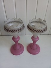Pair pink satin for sale  SOUTHPORT