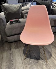 Pink plastic chair for sale  THAME