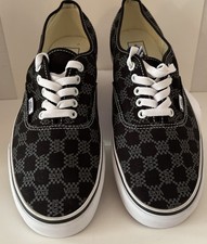 Tênis de Skate Vans Autêntico Monograma Preto, Sola Branca, Masculino Tamanho 11.5 Novo comprar usado  Enviando para Brazil