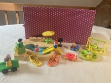 Antigo. FISHER PRICE LITTLE PEOPLE PISCINA, PLAYGROUND, BRINQUEDOS DE EQUITAÇÃO comprar usado  Enviando para Brazil
