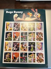 Nova folha de 20 USPS Forever BUGS BUNNY 2020 80 Years Series - ESTADO PERFEITO FV $15.60 comprar usado  Enviando para Brazil