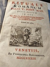 1733 libro antico usato  Priolo Gargallo