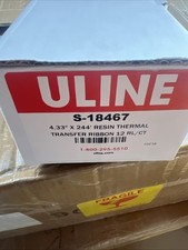 11x rolos de fita de transferência térmica de resina 4,33” x 244’ para núcleo Zebra G & ZD 1/2” comprar usado  Enviando para Brazil