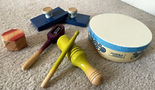 FIRST ACT Kids 7 peças conjunto de percussão instrumento musical de madeira e bolsa escola/casa comprar usado  Enviando para Brazil