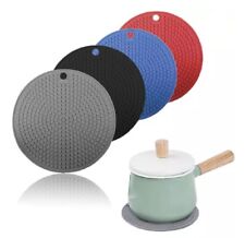 Usado, Pacote com 4 tapetes de silicone rebite conjunto – almofadas antiderrapantes resistentes ao calor para uso na cozinha comprar usado  Enviando para Brazil