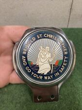Christopher car badge for sale  CLACTON-ON-SEA