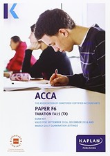 Taxation exam kit for sale  UK