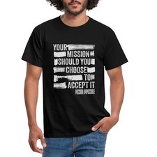 Koszulka męska Mission Impossible The Final Reckoning cytat na sprzedaż  Wysyłka do Poland