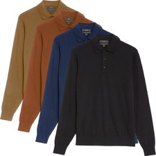Mens knitted polo for sale  MANCHESTER