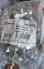 Isolating valves 15mm for sale  WORKSOP