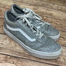 Usado, Tênis de skate feminino VANS Old Skool prata glitter tamanho 5 comprar usado Usado, Tênis de skate feminino VANS Old Skool prata glitter tamanho 5 comprar usado  Enviando para Brazil