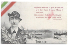Cartolina trieste patriottica usato  Trieste