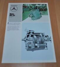 Usado, Folheto de caminhão Mercedes Benz OM 352 motor G 3/50 caminhão Prospekt 1077 comprar usado  Enviando para Brazil