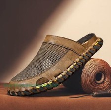 Sapatos masculinos de verão praia ventilação chinelos ao ar livre casual sem salto conforto 38-46 comprar usado  Enviando para Brazil