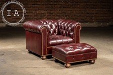 Vintage tufted leather for sale  USA