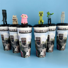 2025 A Minecraft Movie Creeper Wolf Enderman PinkSheep Topper Cups Collect 22oz comprar usado  Enviando para Brazil