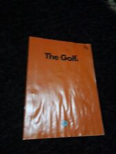 Brochure golf mk1 for sale  CROOK