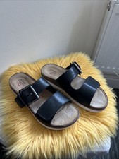 Clark black leather for sale  BRISTOL