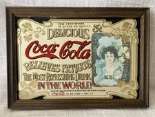 Vintage framed coca for sale  LONDON
