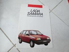 Lada Samara 1988 3 et 5 portes brochure catalogue prospectus commercial comprar usado  Enviando para Brazil