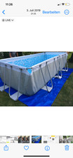 Schwimm pool 400x200x99 gebraucht kaufen  Herzogenrath