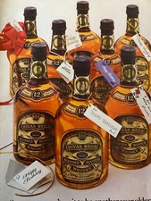 Whisky Chivas Regal, anúncio impresso vintage página inteira comprar usado  Enviando para Brazil