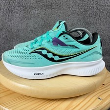 Tênis de corrida Saucony Ride 15 feminino tamanho 9,5 de largura legal perfeito para treinamento de academia comprar usado  Enviando para Brazil