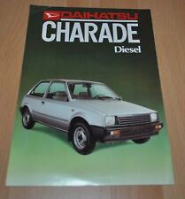 Daihatsu Charade Diesel niemiecka broszura broszura broszura na sprzedaż  PL