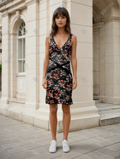 Robe fleurie kookai d'occasion  Sarcelles