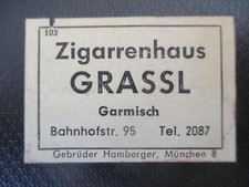 Reklame streichholzetikett zig gebraucht kaufen  Deutschland