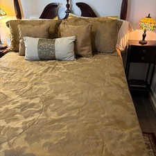 Vintage gold damask for sale  Richton Park