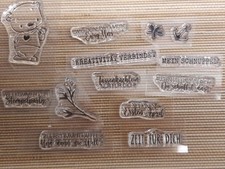 Mini stempel sprüche gebraucht kaufen  Cham