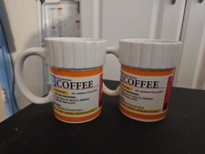 Usado, 2 canecas de prescrição frasco de pílula xícara de café farmácia 12 oz. Brinquedos boca grande Rx comprar usado  Enviando para Brazil