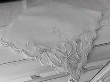 Linge ancien mouchoir d'occasion  France