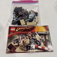 LEGO Indiana Jones 7620: Pościg motocyklowy 100% kompletny ręczny minifigurka bez pudełka, używany na sprzedaż  Wysyłka do Poland