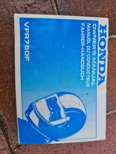 honda vfr750 manual for sale  WOLVERHAMPTON