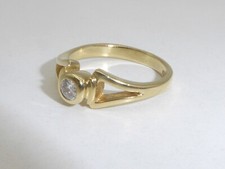 verlobungsring 18k gelbgold gebraucht kaufen  Meitingen