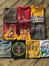 Lote de 10 camisetas vintage atacado revendedor Harley Disney Jesus militar M G GG comprar usado Lote de 10 camisetas vintage atacado revendedor Harley Disney Jesus militar M G GG comprar usado  Enviando para Brazil
